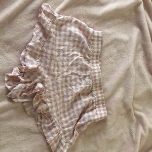 Pink and white forever 21 shorts